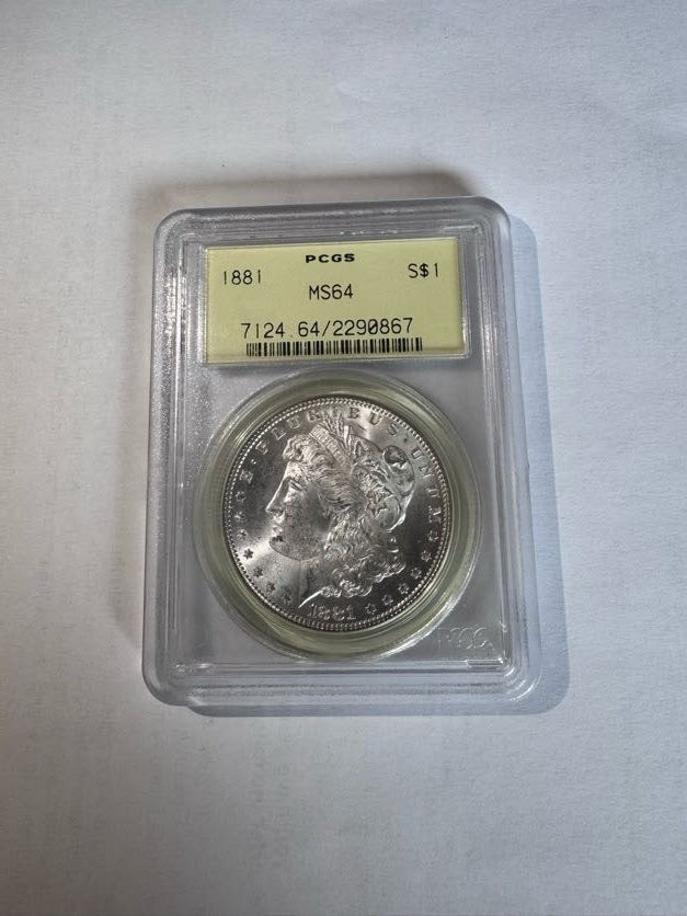 1881 Morgan Dollar PCGS MS64