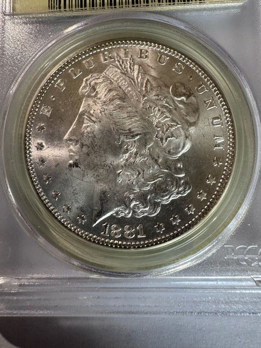 1881 Morgan Dollar PCGS MS64