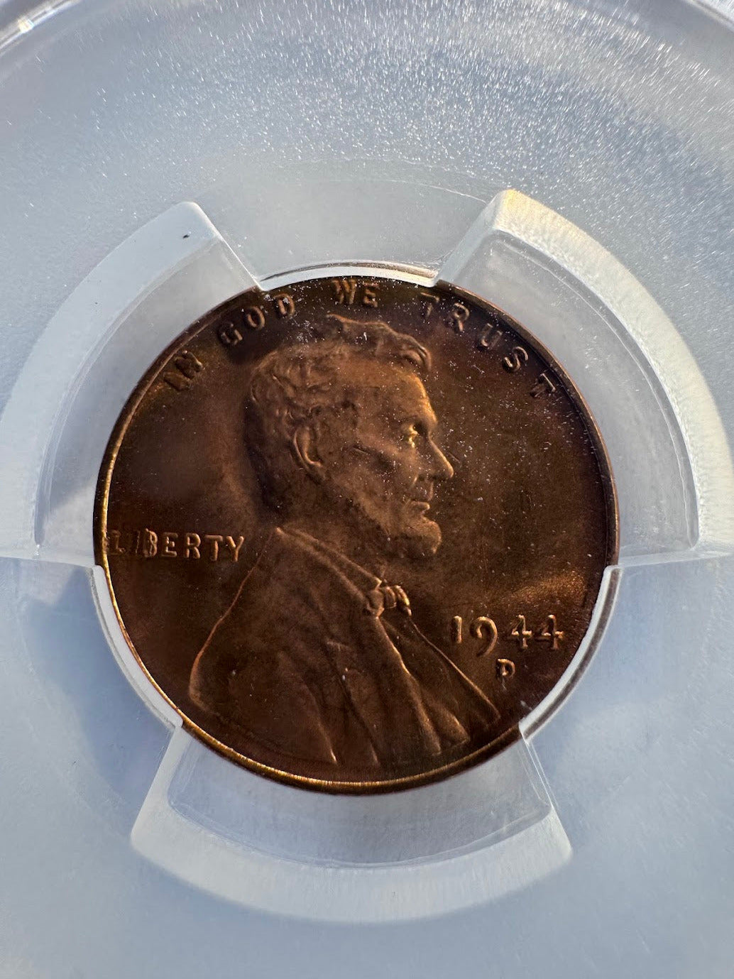 1944 D/S Lincoln PCGS MS 65 Red