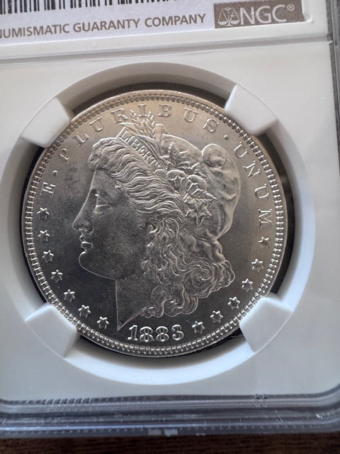 1883 P Morgan Silver Dollar NGC MS 66+