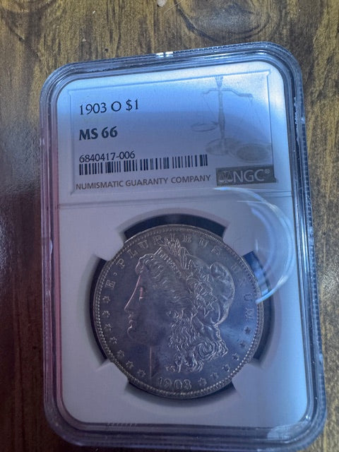 1903 O Morgan Silver Dollar NGC MS66!!