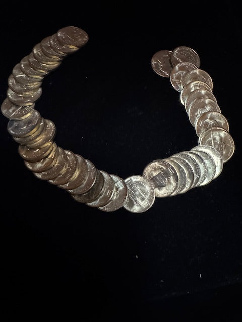 1944 S Jefferson Silver WWII Nickle Roll.  Gem BU!!